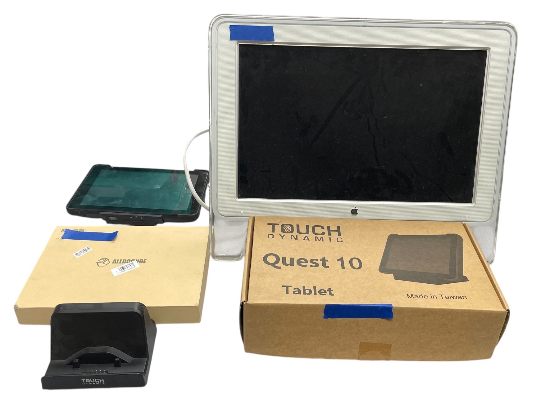 Group of Electronics Including - Quest 10 Tablet, Tablets & Retro iMac