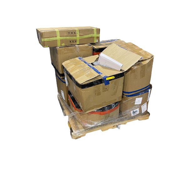 Pallet of assorted retail goods