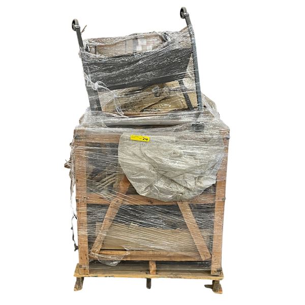 Pallet of misc metal