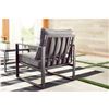 Image 2 : Hampton Bay Barclay Metal 4 pk Deep Seating Set-Grey