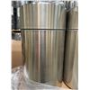 Image 2 : Group 5 LIKE NEW Stainless Steel Garbage cans