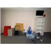 Image 1 : A group of 4 NEC Monitor, ProGuard Vaccum, Shelf & Misc