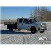 Image 2 : 2012 FORD F350 XLT CREW CAB FLATBED TRUCK