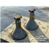 Image 4 : (2) 12 TON LOW BOY JACK STANDS