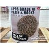 Image 1 : (4) 25 FT. 5/16 IN. CHAINS W/ HOOKS