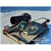 Image 4 : 115V MAKITA MITER SAW W/ STRING TRIMMER