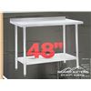 Image 1 : 48 IN. SIEBEL STAINLESS STEEL WORKBENCH