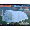 Image 1 : TMG 20 X 30 FT. PEAK CEILING STORAGE SHELTER