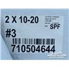 Image 5 : (105) 2 X 10 IN. X 20 FT. SPF #3 LUMBER