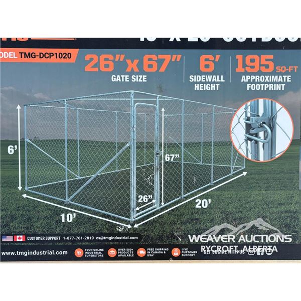 TMG 10 X 20 FT. DOG KENNEL