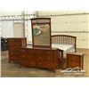 Image 1 : (5) PCS WOODEN BEDROOM SET