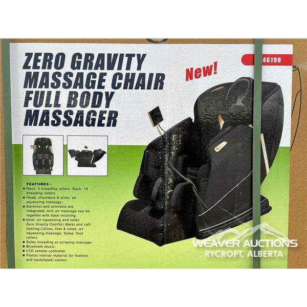 ZERO GRAVITY FULL BODY MESSAGE CHAIR