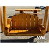 Image 1 : CUSTOM LOG 2 PERSON PATIO SWING