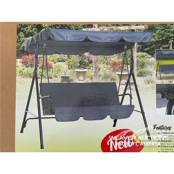 3 PERSON PATIO SWING