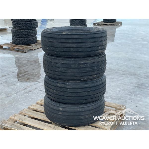 (4) BEAVER 11L-15SL I-1 IMPLEMENT TIRES