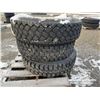 Image 2 : (3) 11R24.5 TRUCK TIRES & RIMS