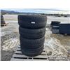 Image 2 : (4) 18 IN. TIRES & 6 BOLT NISSAN RIMS