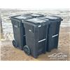 Image 2 : (4) ROLLING GARBAGE BINS