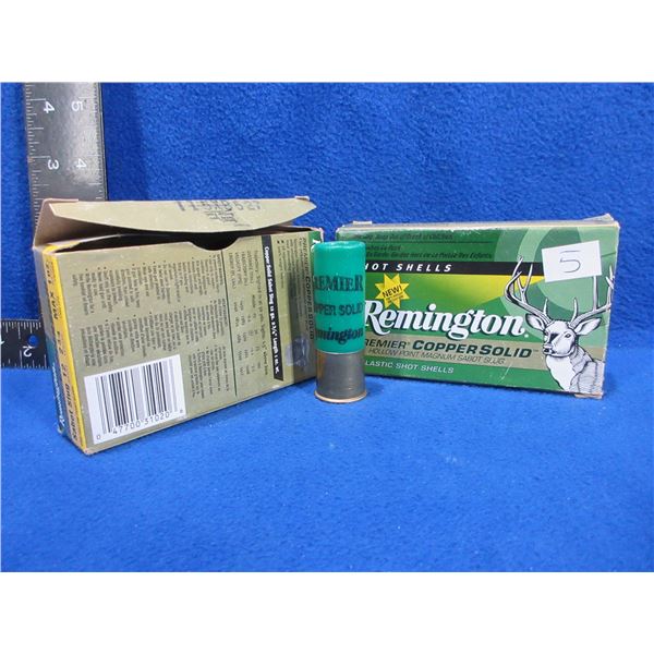 12 Ga. 2 3/4" 1oz Sabot Slug HP Mag Remington Shotshells