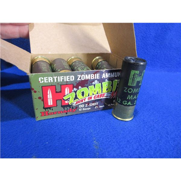 12 Ga. 2 3/4" 00 Z-Shot Zombie Hornady Shotshells