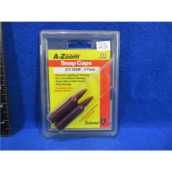 NEW - A-Zoom 270 WSM Snap Caps - Pack of 2