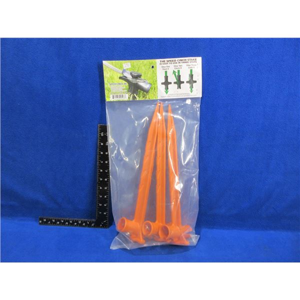 NEW - Speed Cinch Tree Stakes - 14" Stakes - Pack of 3