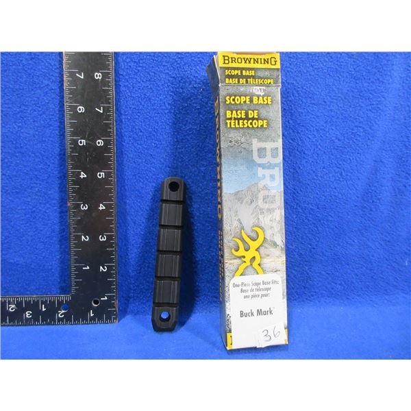 NEW - Browning 1 Piece Scope Base - Fits Buck Mark