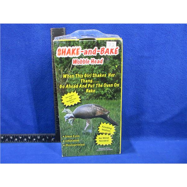 Shake and Bake Turkey Decoy Wobble Head