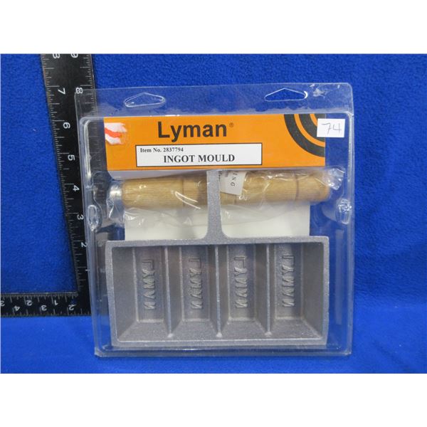 NEW - Lyman Ingot Mold with Wood Handle