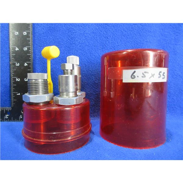 Lee 6.5X55 3 Die Set with Powder Measure