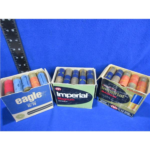12 Ga. 2 3/4" Mixed Paper & Plastic Shotshells