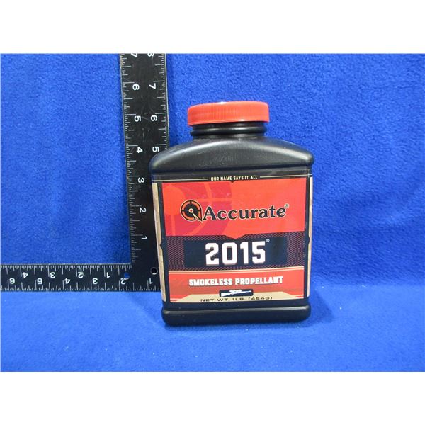 NEW - Accurate 2015 Smokeless Powder - 1 lb Tub