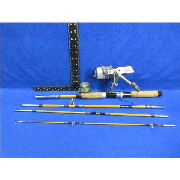 Unknown Fishing Rod with Abu Garcia MX-130R Reel