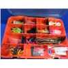 Image 2 : 2 Compartment Tackle Box Full with Assorted Tackle