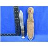 Image 2 : Anton Wingen Jr. Fixed Blade Knife with Leather Sheath