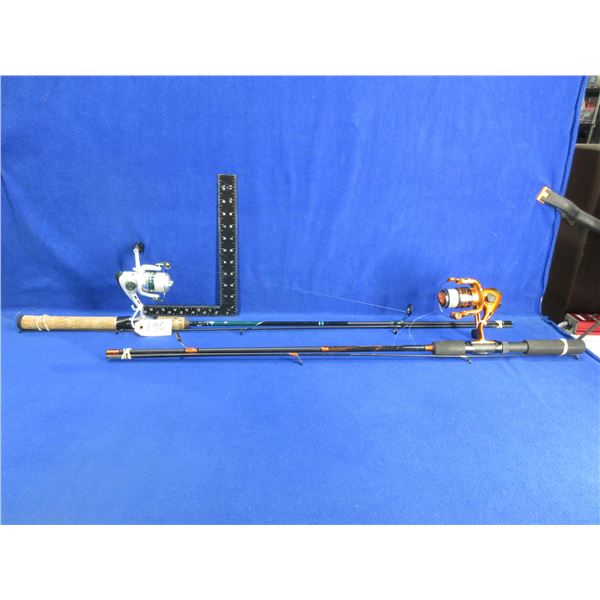 2 Fishing Rods with Reels - R2F and Shakespeare