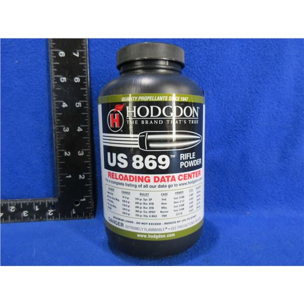 NEW - Hodgdon US 869 Rifle Powder - 1 lb Tub