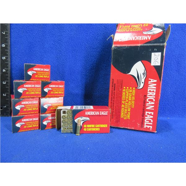 22 LR 38gr HP American Eagle Federal Cartridges