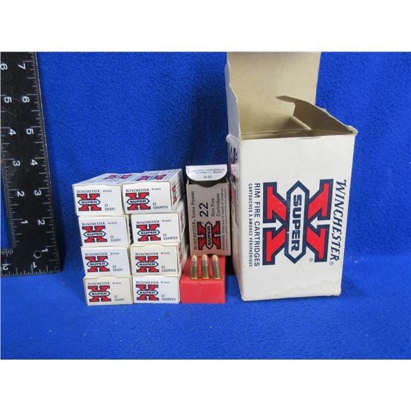 22 Short 29gr Winchester SuperX Cartridges