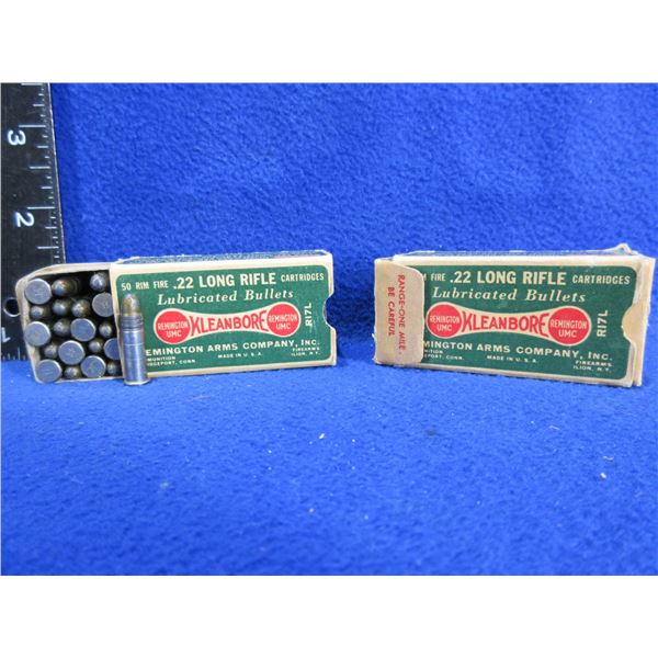 Collector Ammo - 22 LR Remington Kleanbore Cartridges