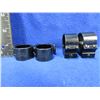Image 2 : 2 Pairs of Weaver 1" Detachable Scope Rings