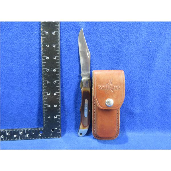 Schrade Old Timer Folding Lock Blade Knife - 4" Blade