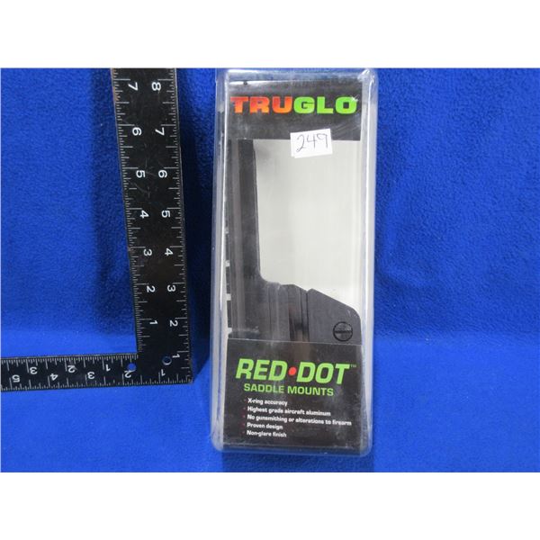 NEW - Truglo Red Dot Saddle Mount for Charles Daly 12 Ga.