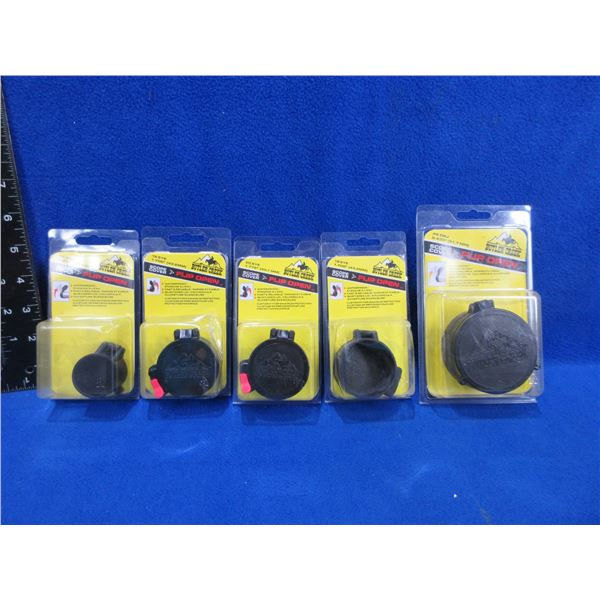 NEW - 5 Butler Creek Flip Open Scope Covers