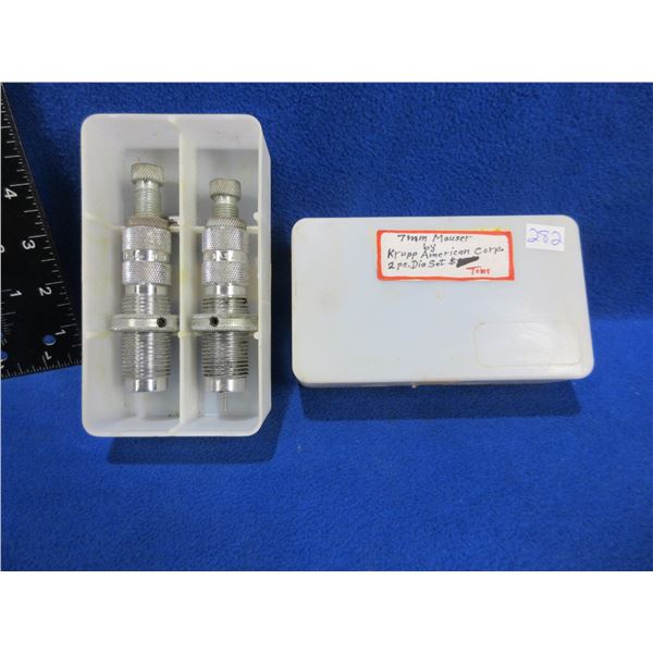 Krupp American Corp. 7MM Mauser 2 Die Set
