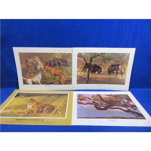 3 Remington Great Game of the World Illustrations