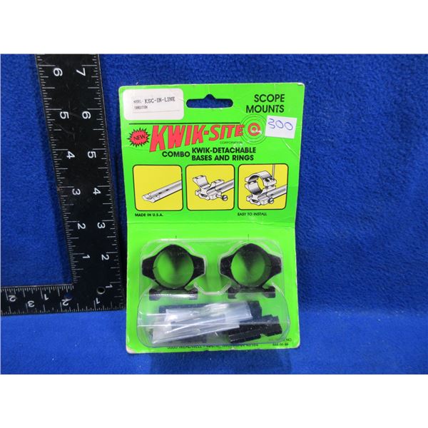 NEW - Kwik-Site Scope Mounts - Model KSC-IN-LINE