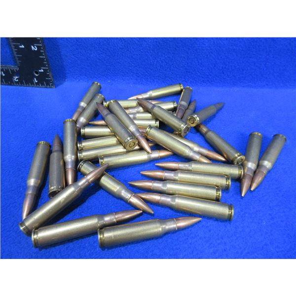 308 Win. FMJ Factory Cartridges - Bag of 33