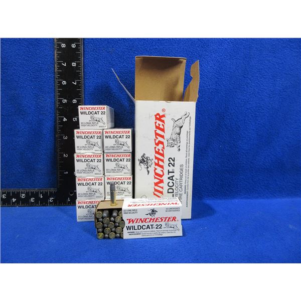 22 LR 40gr HV Wildcat 22 Winchester Cartridges