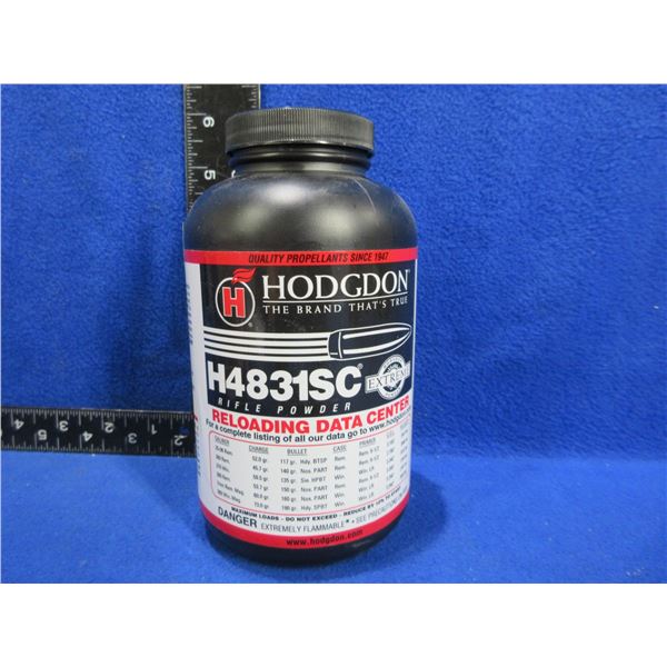 NEW - Hodgdon H4831SC Rifle Powder - 1 lb Tub